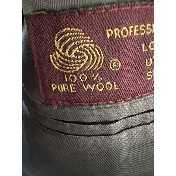 Jos A Bank 100% pure Wool Suit Jacket + Pants Pleated Gray Classic USA MADE - Picture 16 of 16